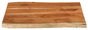 vidaXL Επιφάνεια Τραπεζιού Ορθογώνια 90x60x3,8 εκ. Μασίφ Ξύλο Ακακίας