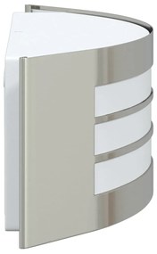 vidaXL Εξωτερικά Φωτιστικά Τοίχου 2 pcs Ασημί 32 x 10 x 10 εκ
