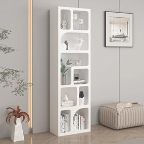 Βιβλιοθήκη Λευκό CLADEPU 50x27x170