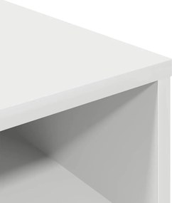 ντουλάπι βιβλίων vidaXL Λευκό 34x31x80 cm Κατασκευασμένο ξύλο