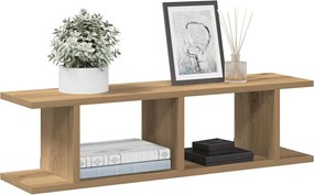 vidaXL Ραφιέρες Τοίχου 2 τεμ. Αρτισιανή Δρυς 75x18x20εκ. Επεξεργ. Ξύλο