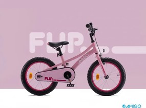 Flip 18 Inch 26.5 cm Girls Coaster Brake Pink