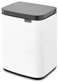 Κάδος Brabantia Bo Small 1006621, 4 L, Ομαλό και αθόρυβο άνοιγμα, Αντιολισθητική βάση, Λευκό