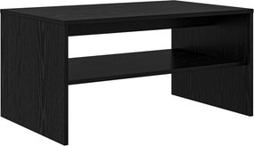 vidaXL Τραπεζάκι σαλονιού Μαύρη Οξυά 80 x 50 x 40 cm