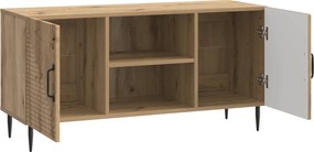 vidaXL Ντουλάπι TV Artisan Δρυς 102 x 34,5 x 50 εκ. Επεξεργασμένο Ξύλο