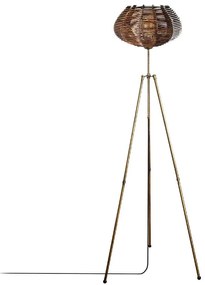 Φωτιστικό Δαπέδου Ellipse 390FLH2198 35x35x160cm 1xE27 40W Antique Gold Opviq