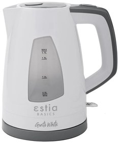 ESTIA ΒΡΑΣΤΗΡΑΣ GUSTO WHITE  ΠΛΑΣΤΙΚΟΣ 2200w 1.7lt ΛΕΥΚΟΣ