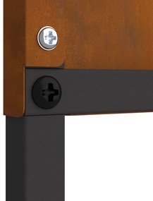 vidaXL Διακοσμητική Πλάκα Κήπου Άλλο Σκ rusty 32 x 140 εκ