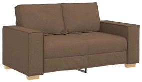 vidaXL Σετ Καναπέ με μαξιλάρι 3 pcs Καφέ 220 x 78 x 84 εκ. ύφασμα