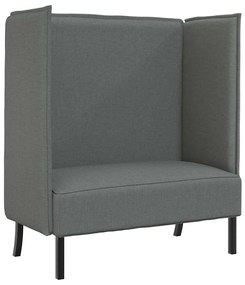 vidaXL Καναπές Υψηλής Πλάτης Σκούρο γκρι 109 x 56 x 121 εκ. ύφασμα