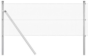 vidaXL Συρματόπλεγμα Συναρμολογημένο 0.6 x 25 m, Γαλβανισμένος Χάλυβας