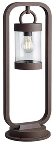 Φωτιστικό Κολωνάκι Φαναράκι 23xH60cm IP44 1xE27 Trio Lighting Αλουμίνιο Rusty Trio Lighting Sambesi 504160124