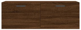 vidaXL Ντουλάπι Τοίχου Καφέ Δρυς 100x36,5x35 εκ. Επεξεργασμένο Ξύλο