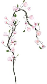 Τεχνητή Γιρλάντα Μανώλια 00-40008-2 240cm Multi-Pink Marhome Συνθετικό Υλικό