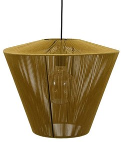 Φωτιστικό Οροφής Μονόφωτο Cord Fylliana Χρυσό 50x35 εκ. 50x50x100 εκ.