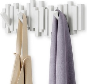 Umbra λευκή κρεμάστρα τοίχου 49.2x18.1εκ/Λευκό/Sticks 318211-660