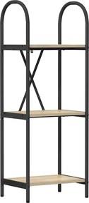 vidaXL Ράφι Βιβλίων Δρύς Sonoma 40 x 30 x 109 εκ Επεξεργασμένο ξύλο