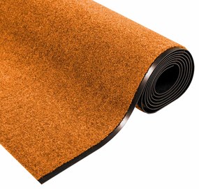 vidaXL Χαλάκι Εξώπορτας Πορτοκαλί και Μαύρο 120 x 350 εκ