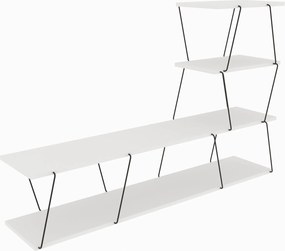 Έπιπλο Τηλεόρασης - Ilgaz - Χρώμα Λευκό - 150x30x93εκ