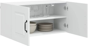vidaXL Πάνελ πλυντηρίου πιάτων Kalmar Λευκό 80 x 31 x 40 εκ