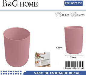 Θήκες οδοντόβουρτσας πλαστικές σε σετ 5Χ - Pink - 21741