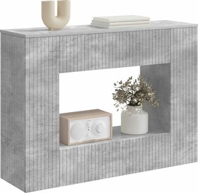 vidaXL Τραπέζι κονσόλας Σκυρόχρωμο Γκρι 101 x 29 x 74 εκ.