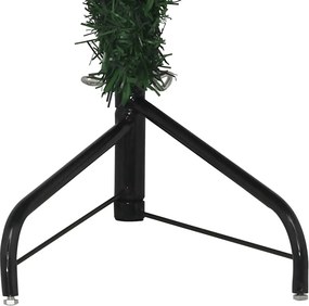 vidaXL Τεχνητά χριστουγεννιάτικα δέντρα PVC, Steel Green