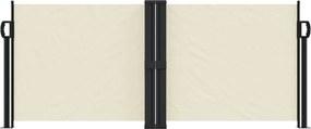 vidaXL Σκίαστρο Πλαϊνό Συρόμενο Κρεμ 100 x 1000 εκ.