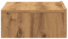 Σετ ντουλάπι τηλεόρασης 2 τεμαχίων με φώτα LED Artisan Oak 856346