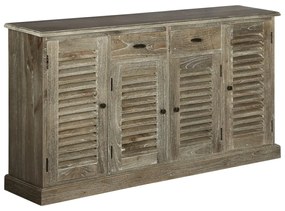 vidaXL Μπουφές 145 x 32,5 x 77 εκ. από Μασίφ Ξύλο Mindi