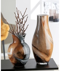 Βάζο ArteLibre Καφέ Γυαλί 40cm
