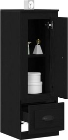 vidaXL Highboard Μαύρη Οξυά 36 x 35.5 x 103.5 εκ. Επεξεργασμένο ξύλο