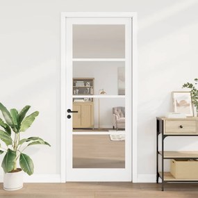 vidaXL Εσωτερική Πόρτα με Γυαλί "ORKDAL" Λευκό 93x232x4 εκ.