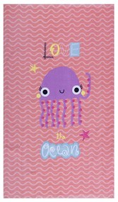 ΠΑΙΔΙΚΗ ΠΕΤΣΕΤΑ ΘΑΛΑΣΣΗΣ JELLY FISH 70X120 CORAL - Nef-Nef Homeware