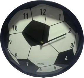 Ρολόι τοίχου - Soccer - XH-6629 - 166290 - Black