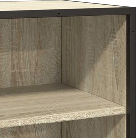 vidaXL Συρταριέρα Sonoma Δρυς 35,5x35x76 εκ. Επεξ. Ξύλο + Μέταλλο