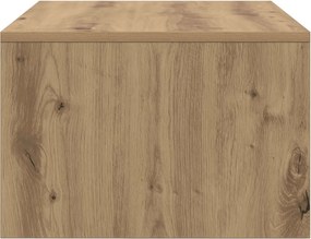 vidaXL Επιτοίχιο γραφείο Επιτοίχιο Artisan Oak 80 x 45 x 30 εκ