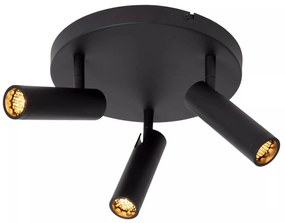 Φωτιστικό Οροφής Lucide 22974-13-30 GRADO Μαύρο Ματ (Black Mat)