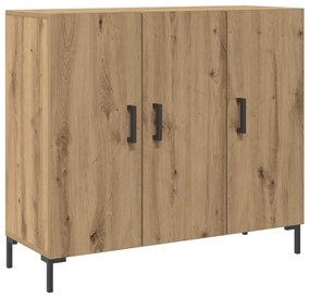 vidaXL Ντουλάπι Αρτισιανή Δρυς 90 x 34 x 80 εκ. από Επεξεργασμένο Ξύλο