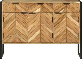 vidaXL Πλαϊνό γραφείο 100 x 30 x 75 εκ Μασίφ ξύλο ακακίας