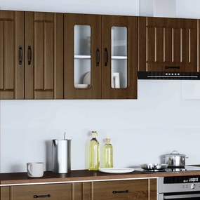 VidaXL Ντουλάπι τοίχου κουζίνας με γυάλινη πόρτα "Kalmar