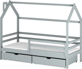 Κρεβάτι Σπιτάκι Mostessori LILA 70x160 grey