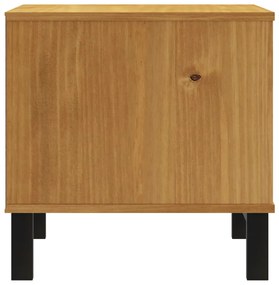 vidaXL Τραπεζάκι Βοηθητικό FLAM 50 x 50 x 50 εκ. από Μασίφ Ξύλο Πεύκου