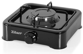 Zilan Μονή Εστία Υγραερίου Εμαγιέ Μαύρη ZLN0018-BLK