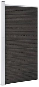 vidaXL Πάνελ Περίφραξης Γκρι 95 x 186 εκ. από WPC