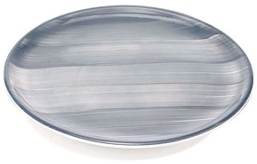 Πιάτο Ρηχό Striche SK00414 Φ27cm Grey Zafferano Κεραμικό