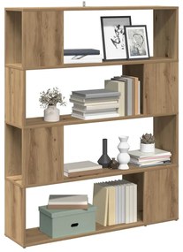 vidaXL Ντουλάπι βιβλίων/διαχωριστικό δωματίου Artisan Oak