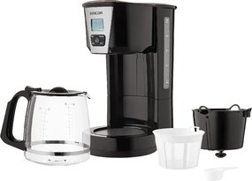 Καφετιέρα Φίλτρου με Οθόνη LCD1,8lt 1000W Sencor SCE 5070BK Μαύρη