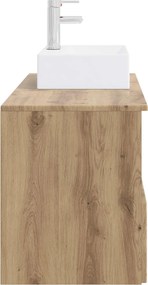 vidaXL Σετ Επίπλων Μπάνιου 2 τμχ. Artisan Δρυς Επεξεργασμένο Ξύλο