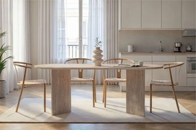 Dining Table Sabella - Travertine Travertine